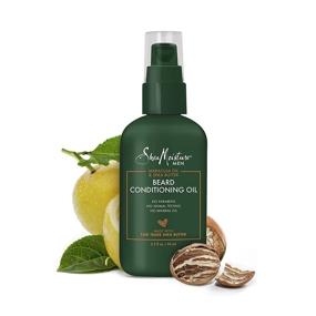 img 2 attached to 🧔 SheaMoisture Full Beard Conditioning Oil - Moisturizes & Softens with Maracuja & Shea Butter, 3.2 Fl Oz