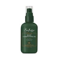 🧔 sheamoisture full beard conditioning oil - moisturizes & softens with maracuja & shea butter, 3.2 fl oz logo