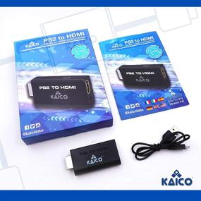 img 1 attached to 🎮 Kaico Edition - PlayStation 2 HDMI конвертер - Улучшенный PS2 к HDMI - Компонент к HDMI конвертер адаптер - Наслаждайтесь играми PlayStation 2 на вашем HDMI телевизоре - Ретро гейминг PS2 HDMI конвертер адаптер...