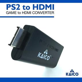 img 3 attached to 🎮 Kaico Edition - PlayStation 2 HDMI конвертер - Улучшенный PS2 к HDMI - Компонент к HDMI конвертер адаптер - Наслаждайтесь играми PlayStation 2 на вашем HDMI телевизоре - Ретро гейминг PS2 HDMI конвертер адаптер...