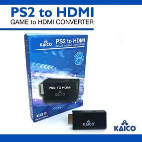 img 2 attached to 🎮 Kaico Edition - PlayStation 2 HDMI конвертер - Улучшенный PS2 к HDMI - Компонент к HDMI конвертер адаптер - Наслаждайтесь играми PlayStation 2 на вашем HDMI телевизоре - Ретро гейминг PS2 HDMI конвертер адаптер...