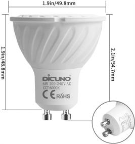 img 3 attached to DiCUNO Equivalent Daylight 100V 240V 10 Pack: Best Lighting Solution for Any Voltage!