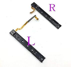 img 3 attached to Enhanced Replacement Slider Rail with Flex 🎮 Cable Fix for Nintendo Switch Joy-Con Console (Left+Right)