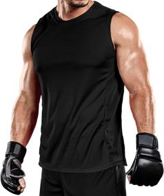 img 2 attached to Holure Fitness Training Sleeveless T Shirts Men's Clothing and Active