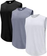 holure fitness training sleeveless t shirts men's clothing and active logo