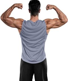 img 1 attached to Holure Fitness Training Sleeveless T Shirts Men's Clothing and Active