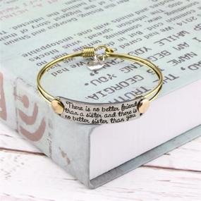 img 1 attached to UNQJRY Friendship Handstamped Personalized Jewellery