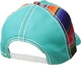 img 2 attached to 🧢 ARIA T Womens Serape Logo Shield Baseball Cap