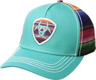 🧢 aria t womens serape logo shield baseball cap logo