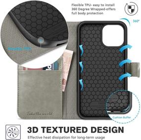 img 1 attached to TUCCH Case Wallet For IPhone 13 Pro Max 5G