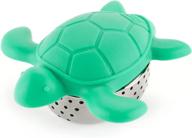 🐢 truezoo turtle tea infuser: stainless steel and silicone loose leaf tea strainer in adorable turtle shape логотип