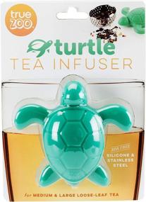 img 1 attached to 🐢 TrueZoo Turtle Tea Infuser: Stainless Steel and Silicone Loose Leaf Tea Strainer in Adorable Turtle Shape