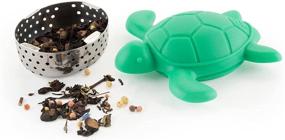 img 3 attached to 🐢 TrueZoo Turtle Tea Infuser: Stainless Steel and Silicone Loose Leaf Tea Strainer in Adorable Turtle Shape