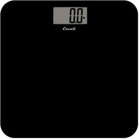 img 4 attached to Escali B180SB Square Bath Scale with 400lb Capacity - Sleek, Slim Profile and Extra Large Digital LCD Display in Black