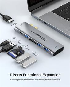 img 3 attached to LIKFAVOR Adapter Multiport Delivery Thunderbolt