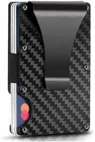 img 4 attached to Slim Portable Carbon Fiber Wallet