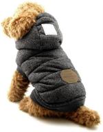 🐶 selmai hooded dog coat for toy breeds - stylish small puppy clothes (best fit for toy poodle, mini pinscher, shih tzu, chihuahua) - size runs small, 1-2 sizes smaller than us standard logo