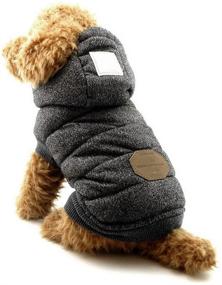 img 4 attached to 🐶 SELMAI Hooded Dog Coat for Toy Breeds - Stylish Small Puppy Clothes (Best Fit for Toy Poodle, Mini Pinscher, Shih Tzu, Chihuahua) - Size Runs Small, 1-2 Sizes Smaller Than US Standard