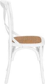 img 3 attached to White EdgeMod Cafton Crossback Chair for Enhanced SEO
