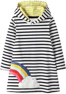 girls' striped rainbow 🌈 applique playwear dresses – dazzling clothing logo