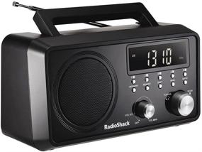 img 3 attached to 📻 AM/FM Portable Radio - Digital Table Radio with NOAA Weather Channels & 25 Station Presets - Power Cord & Battery Operated