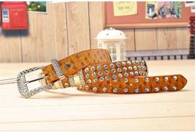 img 3 attached to Western Cowgirl Rhinestone Studded Designer Women's Accessories