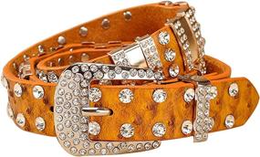 img 4 attached to Western Cowgirl Rhinestone Studded Designer Women's Accessories