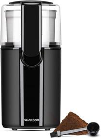img 4 attached to ☕ SHARDOR Electric Coffee Grinder - Coffee Bean & Herb Grinder with Stainless Steel Bowl, Black