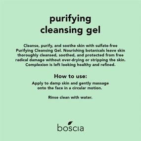 img 3 attached to 🌿 Boscia Purifying Cleansing Gel: Vegan & Cruelty Free, Tea Tree & Green Tea Face Cleanser 5fl oz