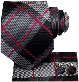 img 2 attached to 👔 Stylish Paisley Necktie (63 inches), Top-Quality Cufflinks & Men's Accessories