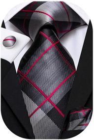 img 3 attached to 👔 Stylish Paisley Necktie (63 inches), Top-Quality Cufflinks & Men's Accessories