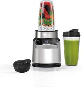 img 4 attached to Ninja (BN401) Nutri Pro with Auto-iQ, 1100-Peak-Watt, Personal Blender: Ultimate Blending Power in Cloud Silver