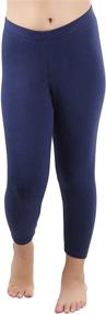 img 2 attached to 👖 Girls Fitted Length Leggings for Girls' Clothing - ToBeInStyle