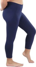 img 3 attached to 👖 Girls Fitted Length Leggings for Girls' Clothing - ToBeInStyle