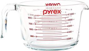 img 3 attached to Pyrex SYNCHKG039125 4 Measuring Cup: Clear with Vibrant Red Graphics - Accurate and Versatile Kitchen Essential