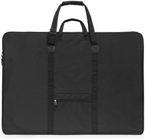 img 2 attached to Nicpro Large Art Portfolio Bag: Waterproof Nylon Case for Professional Artwork Storage with Strap - 35 x 43 Inches