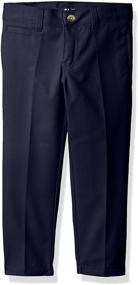 img 4 attached to French Toast Boys' Slim Fit Pant with Double Knee for Enhanced Durability
