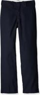 👖 boys' tapered black 10 pants by dickies - the ultimate boys' clothing choice logo