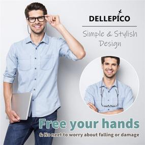 img 3 attached to Optimal Eyewear Comfort: DELLEPICO Adjustable Retainer for Eyeglasses and Sunglasses