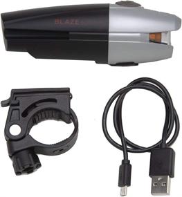 img 2 attached to 🚴 Planet Bike 3154 Blaze® 600 SLX Front Bike Light, White Headlight with Side Light, 5 Modes, High Brightness Up to 600 Lumens, USB Rechargeable, Black/Silver Finish