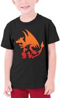 charizard short sleeve t-shirt for boys and girls - classic child unisex top logo