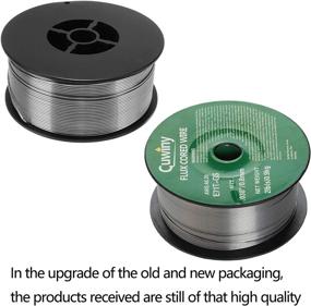 img 1 attached to 🔩 Cuwiny Flux Core Gasless Mig Wire, Mild Steel E71TGS, 0.030-Inch Diameter, 2lb Spool