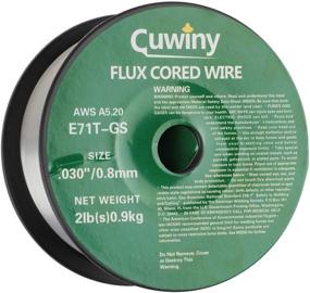 img 4 attached to 🔩 Cuwiny Flux Core Gasless Mig Wire, Mild Steel E71TGS, 0.030-Inch Diameter, 2lb Spool