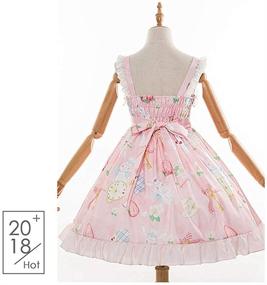 img 3 attached to 👸 Sleeveless Princess Dress for Girls with Smiling Angel Print - Perfect Summer Clothing