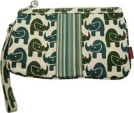 bungalow 360 striped wristlet penguin women's handbags & wallets for wristlets logo