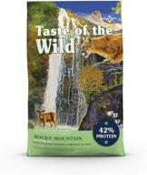 корм для кошек "taste of the wild" с настоящим жареным и копченым мясом, рыбой или птицей логотип