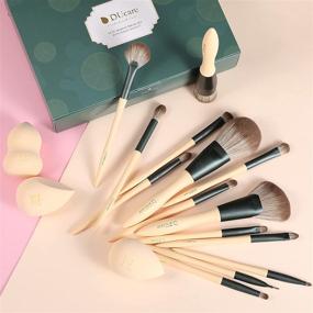 img 3 attached to 💄 DUcare Makeup Brush Set - 14 Essential Cosmetic Brushes for Flawless Application