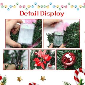 img 3 attached to Christmas Illuminate Garland Artificial Decorations Seasonal Decor