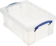 clear 9l storage solution by really useful products логотип