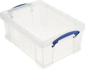 img 1 attached to Clear 9L Storage Solution by Really Useful Products